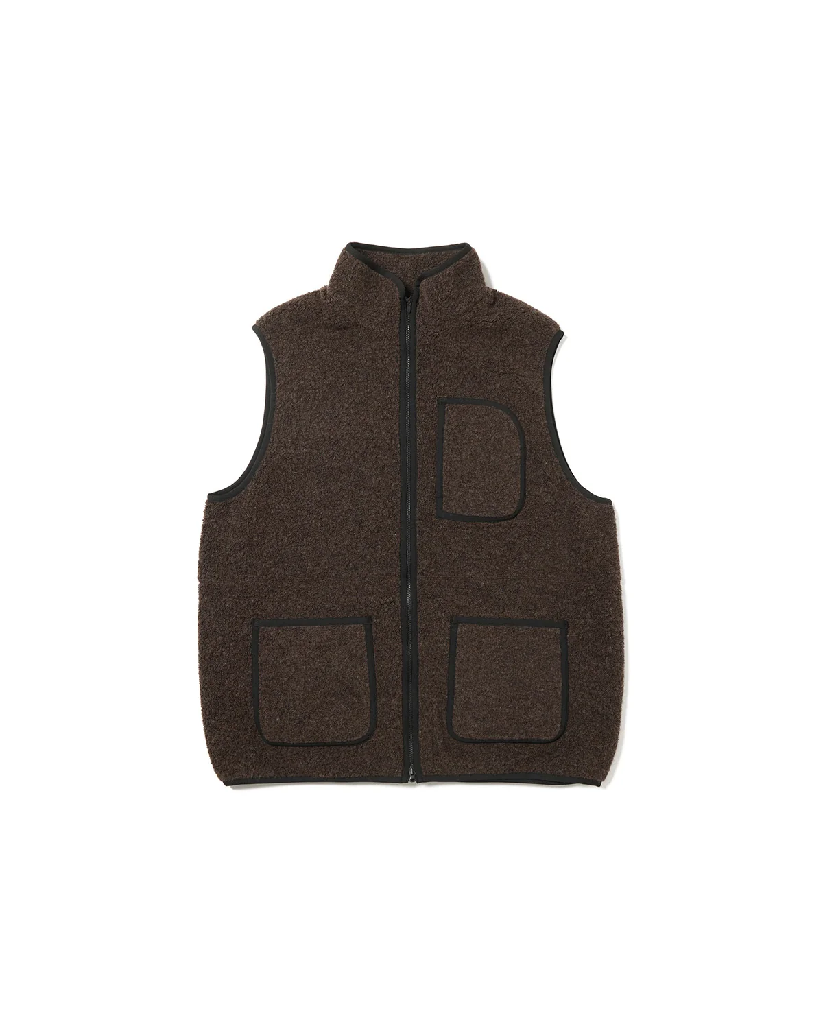 Recycled Wool Boa Vest