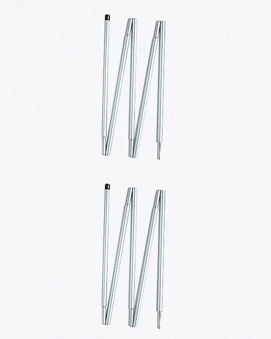 Light Tarp Pole 125cm 2pcs